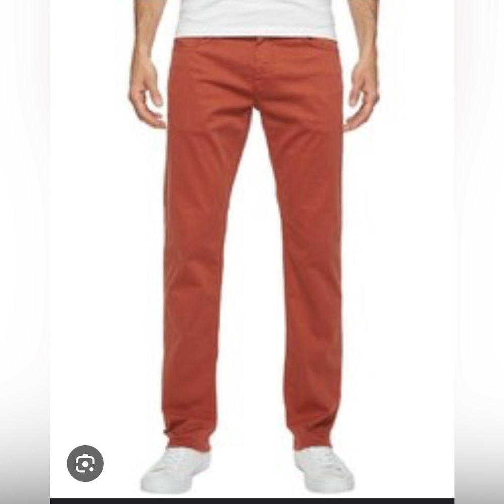Mavi Jeans Johnny Slim Leg Chino Pants Brick Red, 36x32